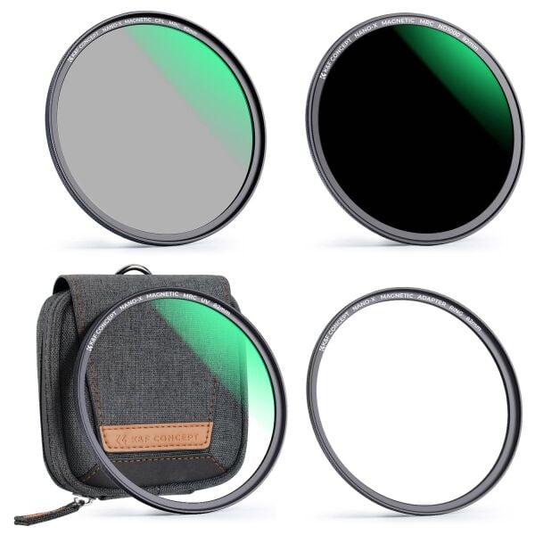 K&F Concept 82mm NANO-X Magnetic MRC-ND1000 / MRC-CPL / MRC-UV Filtre Seti