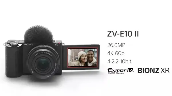 Sony ZV‑E10 II + 16–50 mm F3.5–5.6 OSS II Kit