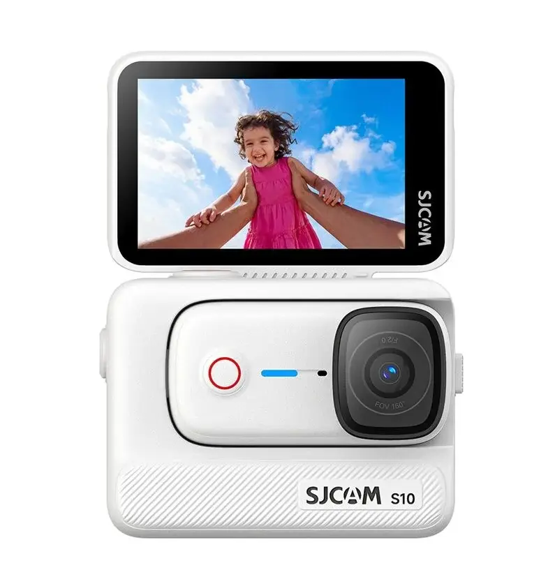 Sjcam S10 4K Küçük POV Aksiyon Kamerası Beyaz
