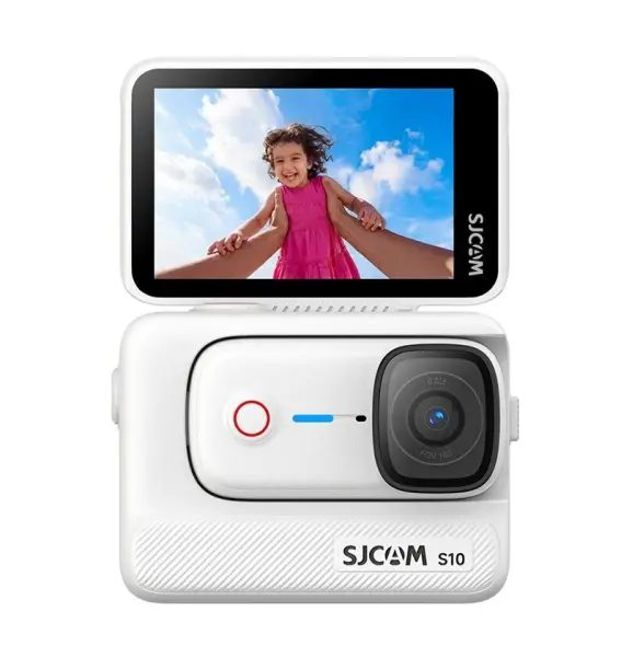 Sjcam S10 4K Küçük POV Aksiyon Kamerası Beyaz