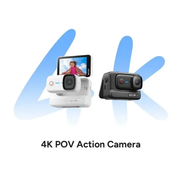 Sjcam S10 4K Küçük POV Aksiyon Kamerası Beyaz