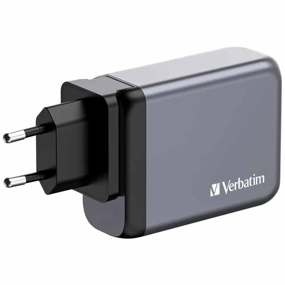 Verbatim 32202 - V GNC-100 GaN Charger 100W 3-USB-C /  1-USB-A  Çıkışa Sahiptir