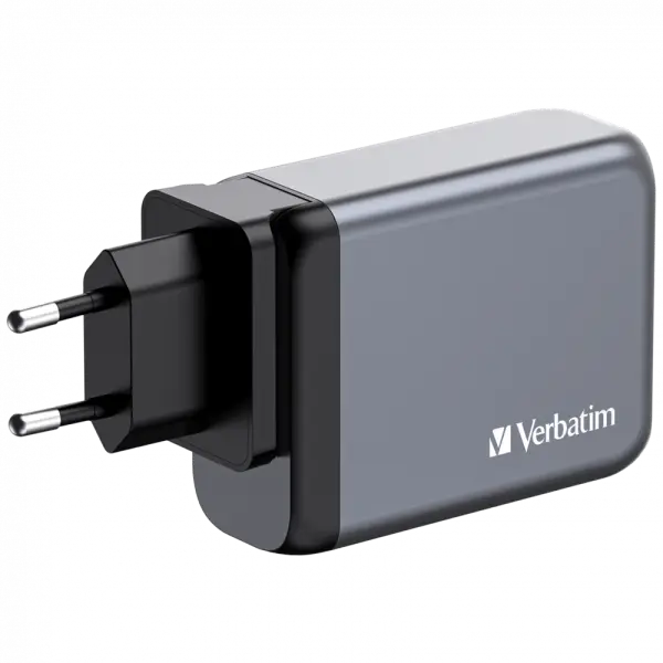 Verbatim 32202 - V GNC-100 GaN Charger 100W 3-USB-C /  1-USB-A  Çıkışa Sahiptir