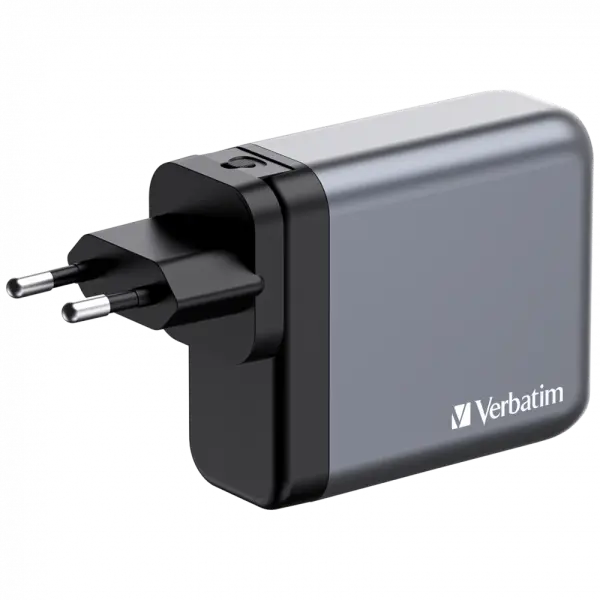 Verbatim 32203 - V GNC-140 GaN Charger 140W 3-USB-C / 1-USB-A  Çıkışa Sahiptir