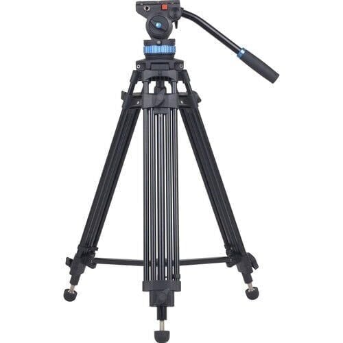 Sirui SH-15 60 mm Akışkan (Fluid) Kafa Alüminyum Video Tripod Kit – 8–12 kg Taşıma Kapasitesi