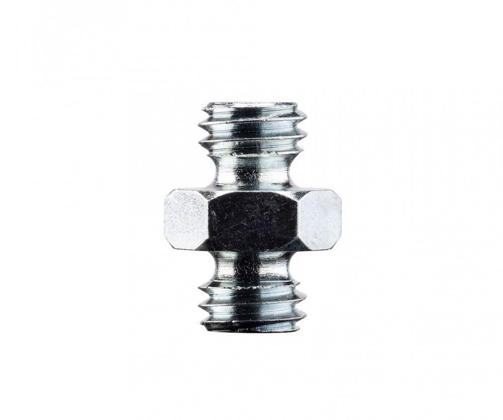 Manfrotto 125 Çift Tarafı Vida Kısa Adaptör -  3/8 ve 3/8