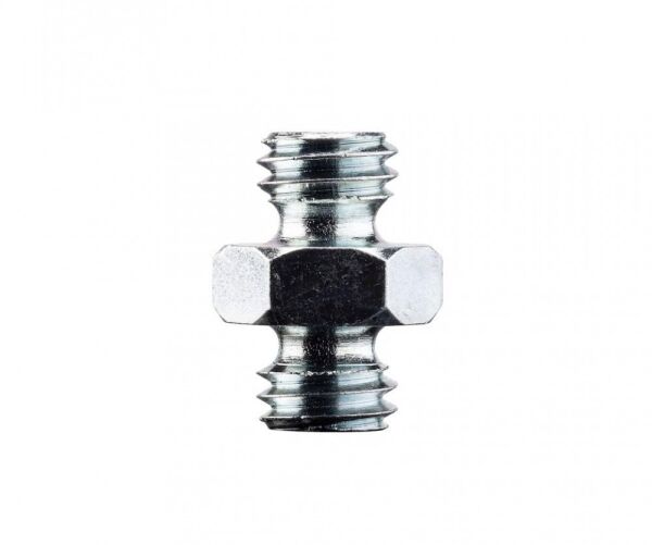 Manfrotto 125 Çift Tarafı Vida Kısa Adaptör -  3/8 ve 3/8