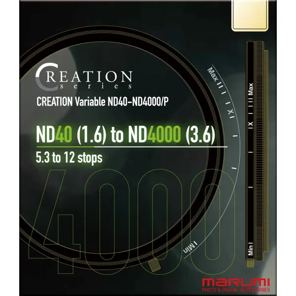 Marumi CREATION Variable ND40-ND4000/P 82 mm