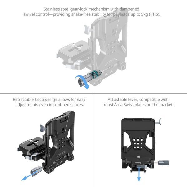 SmallRig 5315 V-Mount Akü Montaj Plakası Kiti (Pro)
