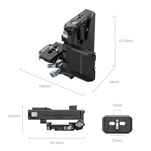 SmallRig 5227 V-Mount Akü Montaj Plakası Kiti