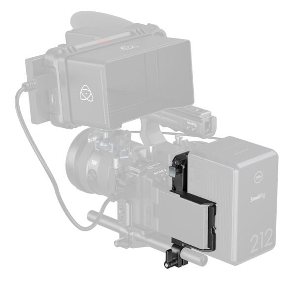 SmallRig 5226 V-Mount Pil Montaj Plakası Kiti 15 mm LWS Rob Borulu