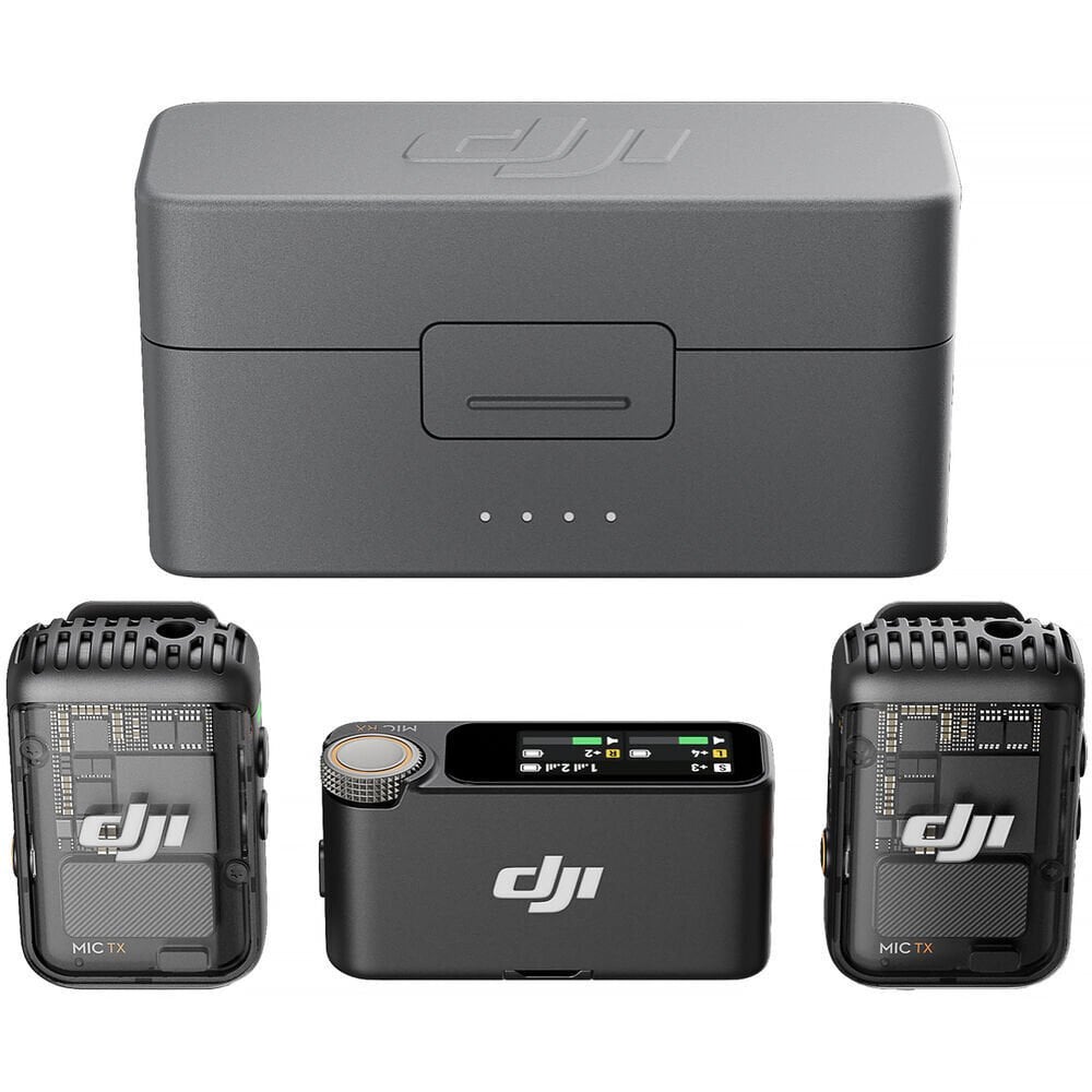DJI Mic 2 (İkili) Kompakt Dijital Kablosuz Mikrofon