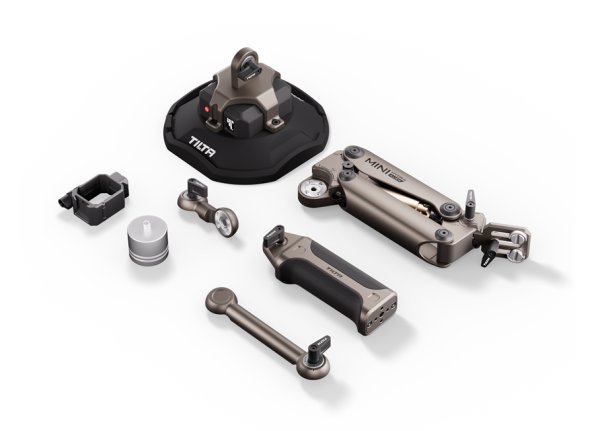 Tilta HDA-T15-C-DB Hydra Alien Mini Ultimate Kiti  DJI Action 3/4 DJI Pocket 3 Insta360 X4/X3 ve Khronos Ecosystem'li iPhone ile Uyumlu
