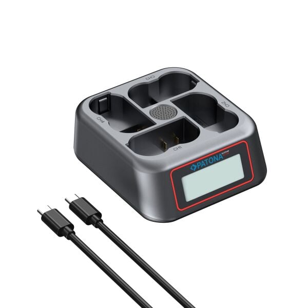 Patona 4155 Platinum USB-C PD QC 4-Port Fash Charger Nikon EN-EL15