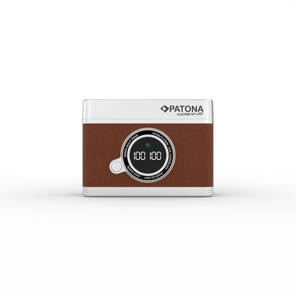 Patona 4160 Platinum Retro Dual Charging Case USB-C Nikon EN-EL15