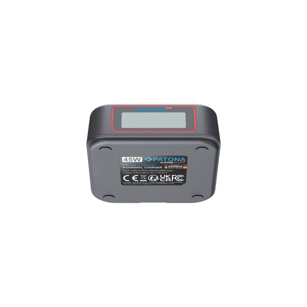Patona 4178 Platinum USB-C PD QC 4-Port Fast Charger Canon LP-E6 LP-E6N