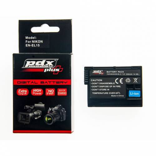 Pdx  Nikon EN-EL15 Fotoğraf Makinesi Pili 2300mAh