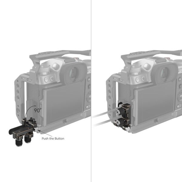 SmallRig 4147 FUJIFILM X-T5 için  HDMI ve USB-C Kablo Kelepçesi