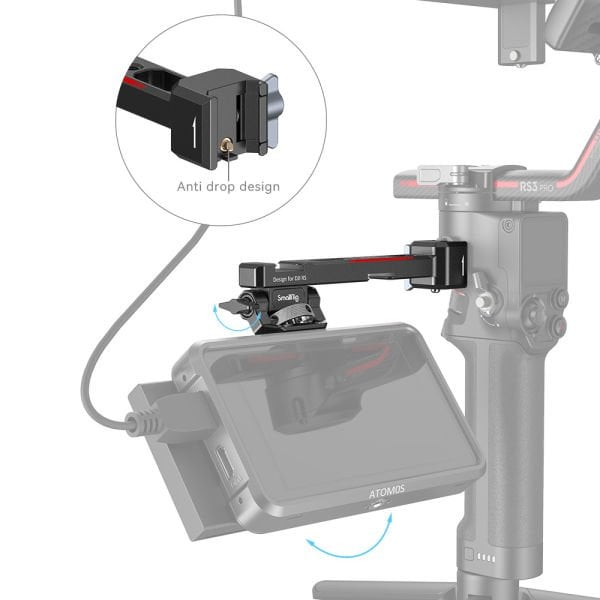 SmallRig 3026 DJI RS 2 / RSC 2 / RS 3 / RS 3 Pro / RS 3 Mini / RS 4 / RS 4 Pro  için  Monitör Montaj Desteği