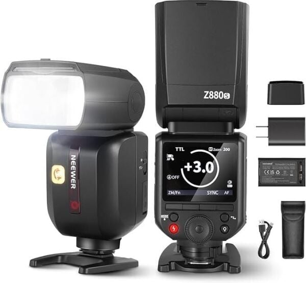 Z880-S TTL Sony Uyumlu 76W Akülü Tepe Flaşı