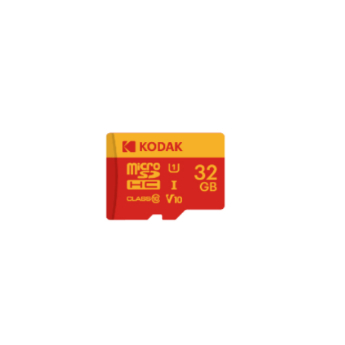 Kodak 32GB UHS-I C10 U1 V10 Micro SD Kart + Adaptör (Kırmızı)