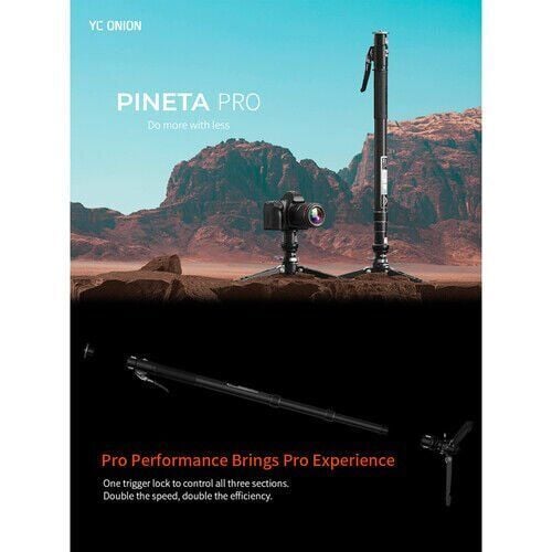YC Onion FH60S Pineta Pro Karbon Fiber & Video Fluid Kafa Monopod Kit