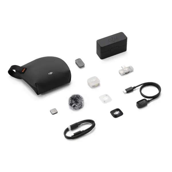 DJI Mic Mini 2S (1TX + 1 Mobile RX + Şarj Kutusu)