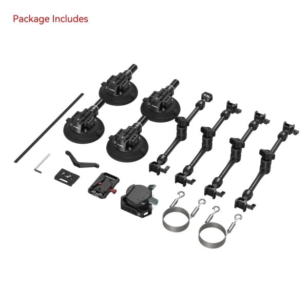SmallRig  SC-15K 3565B 4 Kollu Vantuz Araç Çekimi için Kamera Montaj Kiti