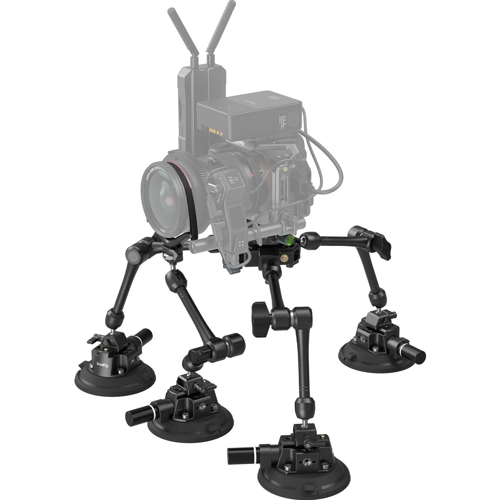 SmallRig  SC-15K 3565B 4 Kollu Vantuz Araç Çekimi için Kamera Montaj Kiti