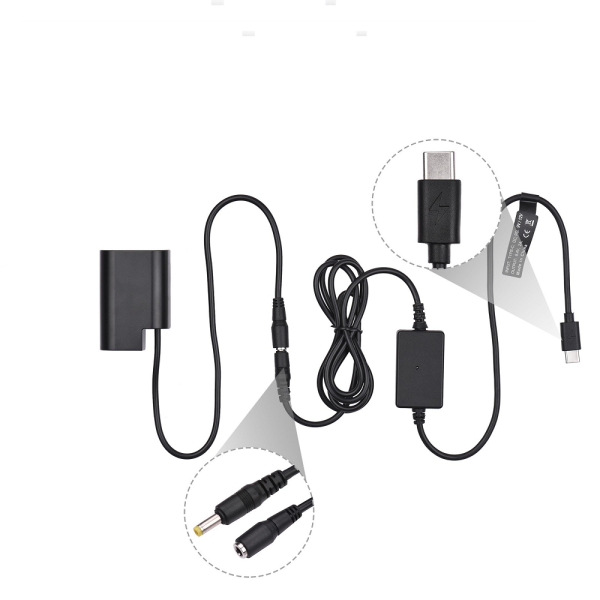 Andoer DCC12 + BLF19 USB Type-C Güç Kaynağı