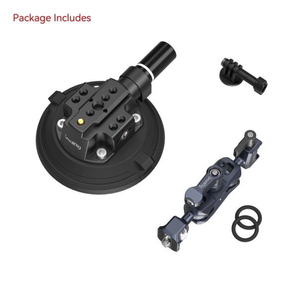 SmallRig 4236C Araç Çekimi için  4'' Vantuzlu Kamera Montaj Kiti