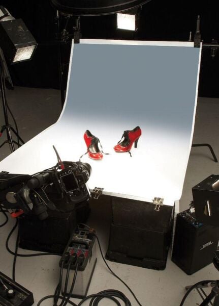 Colorama Colorgrad 303 110x170 White&Grey PVC Fon