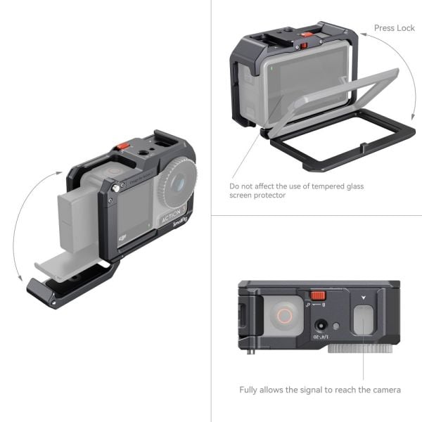SmallRig 4119C DJI Osmo Action 3 / 4 / 5  için  Kafesi