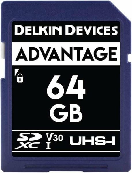 Delkin Devices 64GB Advantage 100/80MB/s UHS-I V30 SDXC Hafıza Kartı