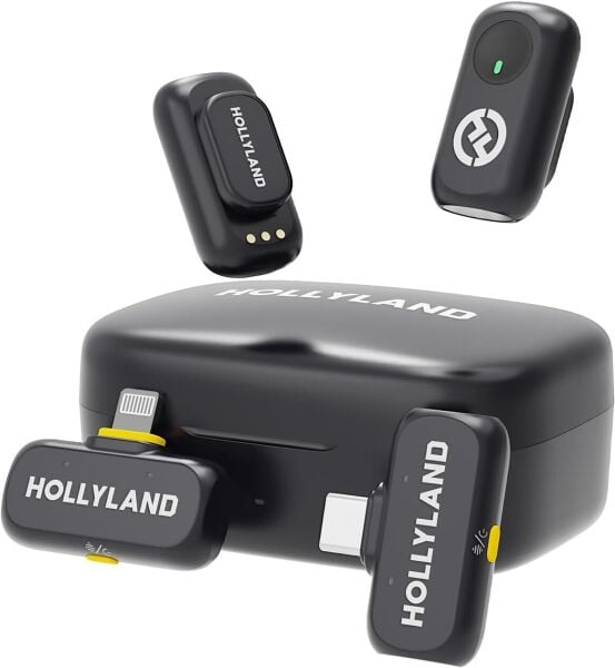 Hollyland LARK A1 Combo 2 Kişilik Kablosuz Mikrofon Sistemi