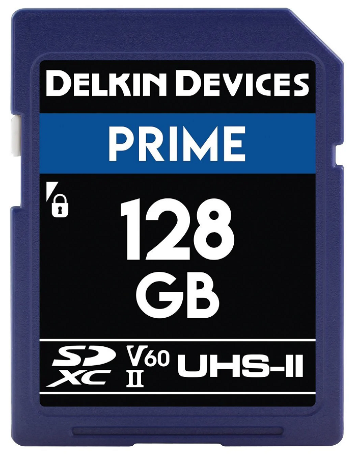 Delkin Devices 128GB Prime 280/150MB/s UHS-II SDXC (V60) Hafıza Kartı