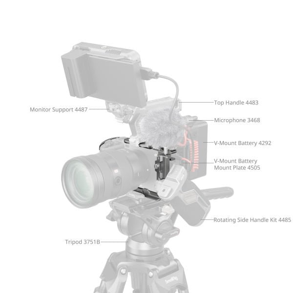 SmallRig 4770 Sony FX3 / FX3A / FX30  için  HawkLock Hızlı Çıkarma Kafes Kiti