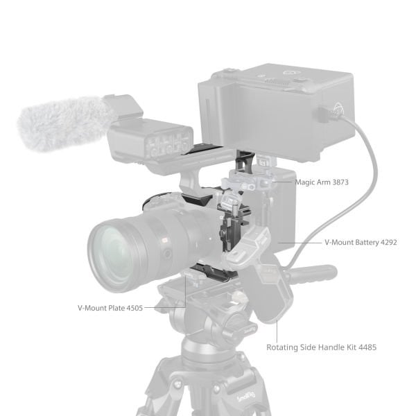 SmallRig 4771 Sony FX3 / FX3A / FX30  için  HawkLock Hızlı Çıkarma Gelişmiş Kafes Kiti