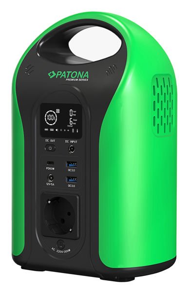 PATONA 9990 Premium Taşınabilir Güç İstasyonu 300 / 300W 283Wh USB5V/3A DC12V/5A  AC220V
