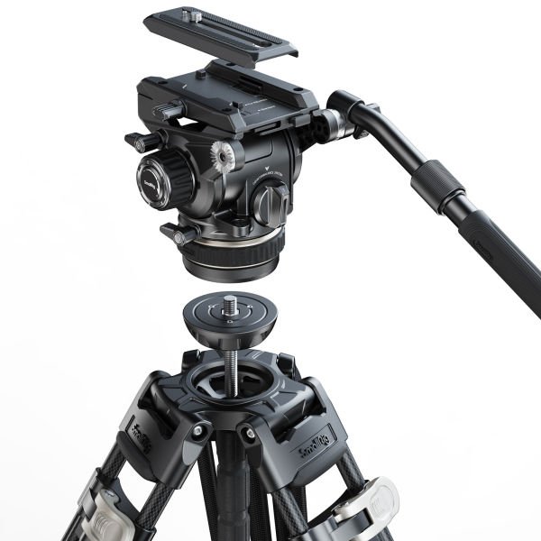 SmallRig AD-120 4463B Ağır Hizmet Tipi Karbon Fiber Tripod Seti