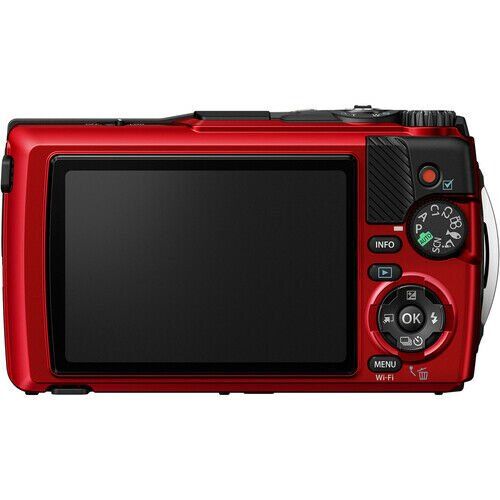 OM SYSTEM Tough TG-7 Fotoğraf Makinesi (Kırmızı)