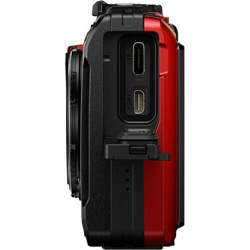 OM SYSTEM Tough TG-7 Fotoğraf Makinesi (Kırmızı)