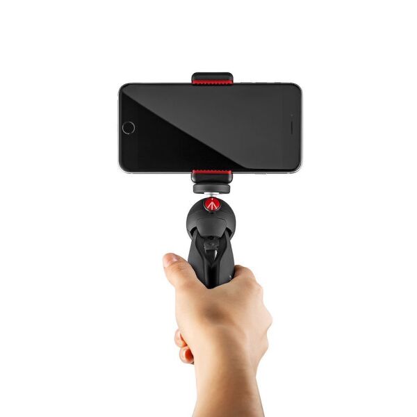 Manfrotto MKPIXICLAMP-BK Mini Tripod Bk W/Phone Cl