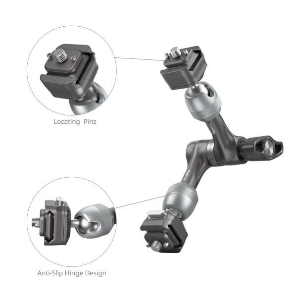 SmallRig 4490 HawkLock H21 Hızlı Çıkarma Rozet Sihirli Kol (7'')