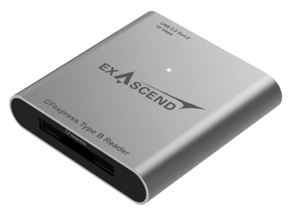 Exascend CFexpress Type B/SD Express/SD/microSD card reader (4in1)