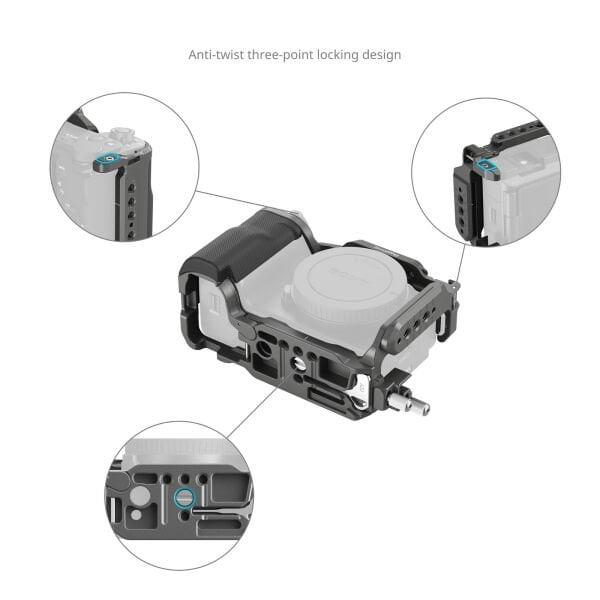 SmallRig 4949 Sony ZV-E10 II  için  HawkLock Hızlı Çıkarma Kafes Kiti