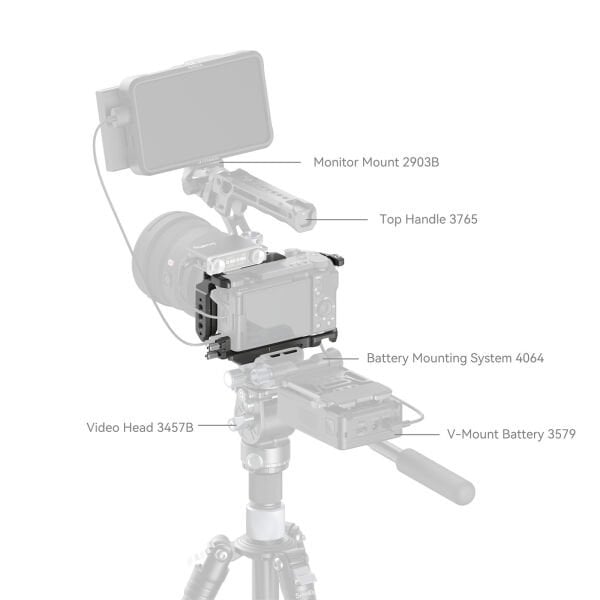 SmallRig 4949 Sony ZV-E10 II  için  HawkLock Hızlı Çıkarma Kafes Kiti
