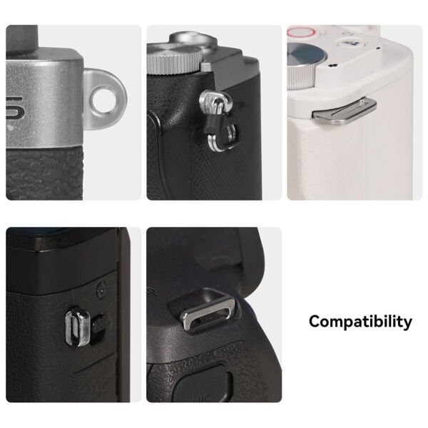 SmallRig 5209 Evrensel Deri Kamera Omuz Askısı (Kahverengi)