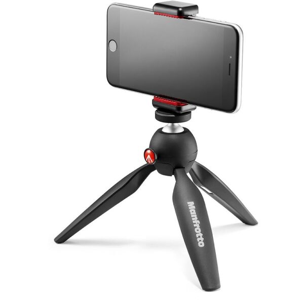 Manfrotto MKPIXICLMII-BK MII  Mini Tripod Bk W/Phone Cl
