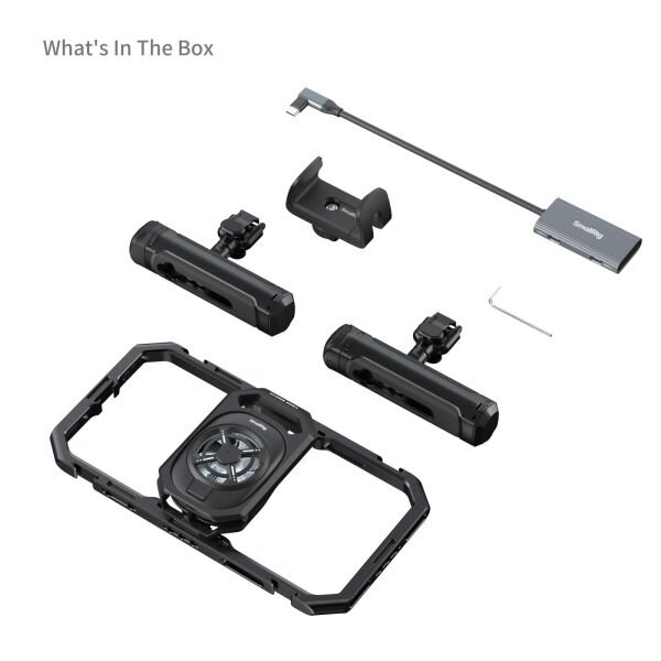 SmallRig 5276 Hepsi Bir Arada Termal Canlı Yayın ve Video Çekim El Tipi Telefon Kafesi Kiti